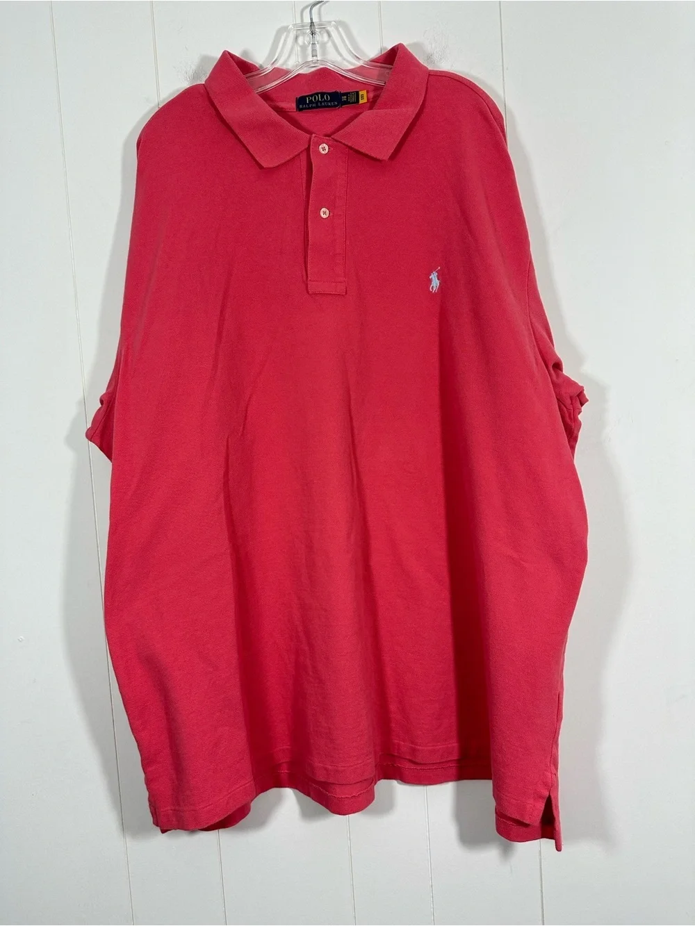 Polo Ralph Lauren Men Polo Shirt Sz 3XB Pony Logo Short Sleeve Preppy Big & Tall